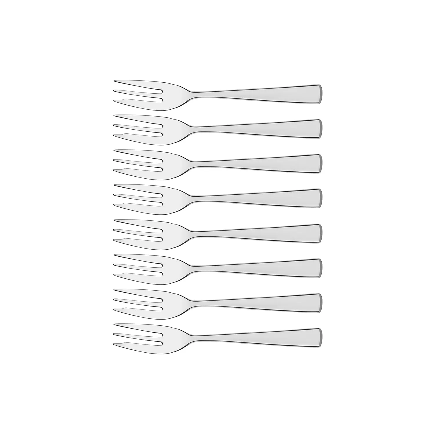 TABLEKRAFT STRAND CAKE FORK SET 8pc 18/10 147mm (*77700-103*) = 1 X SET