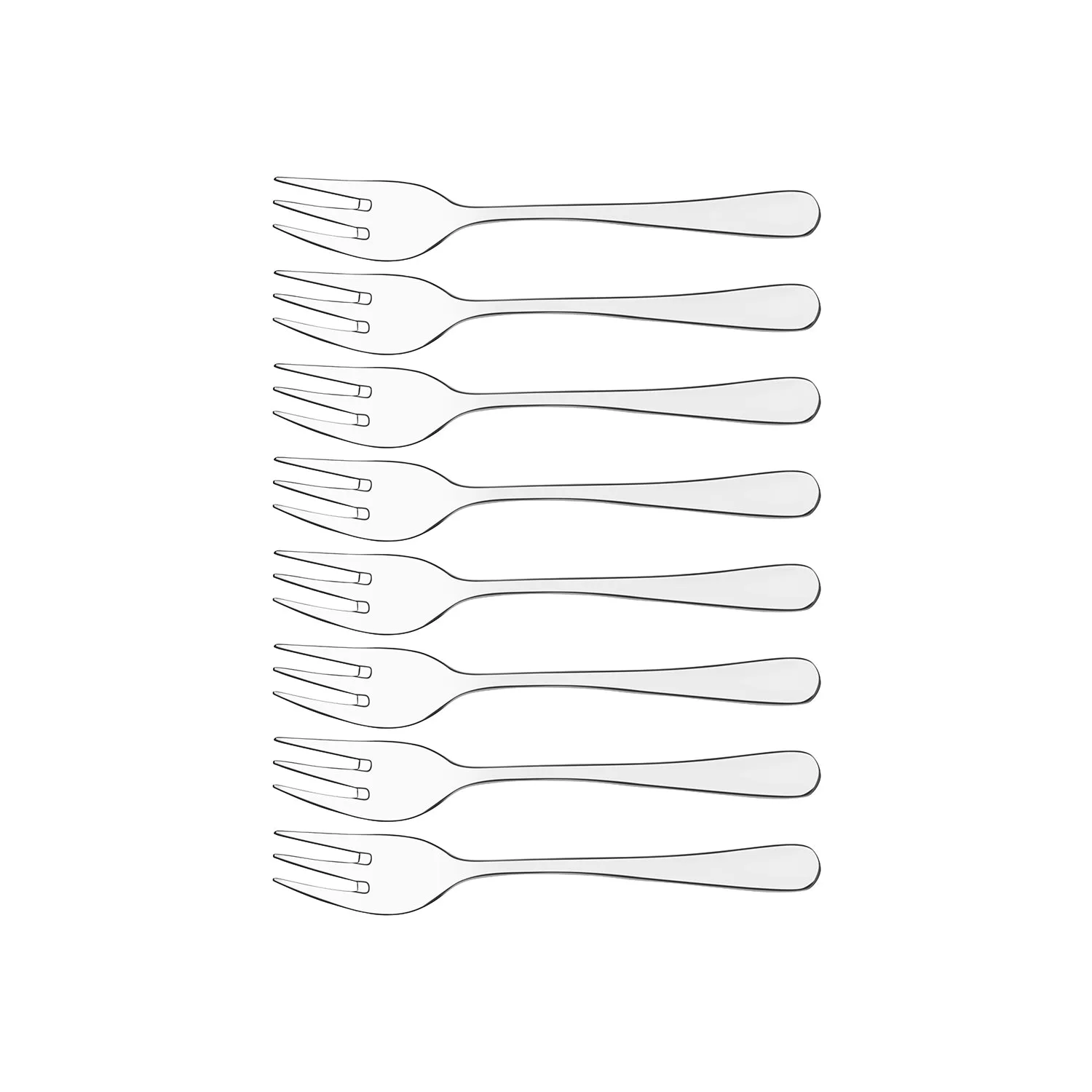 TABLEKRAFT YORK CAKE FORK SET 8pc 18/0 (*17800-103*) = 1 X SET