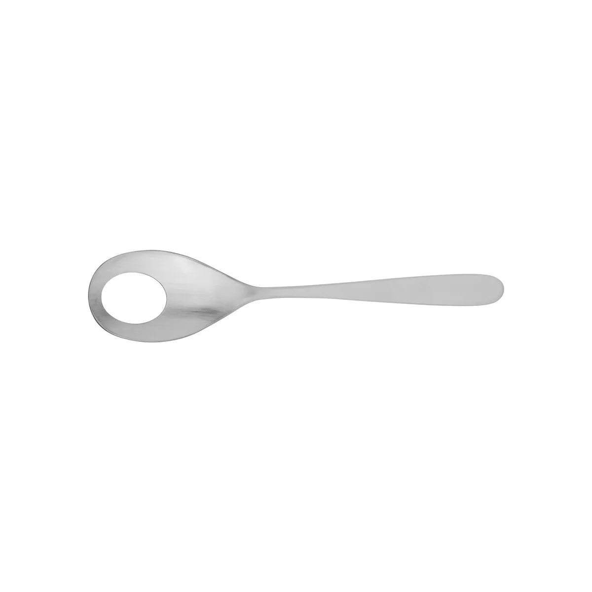 TABLEKRAFT ALASKA SATIN SERVING SPOON W/HOLE 18/10 220x50mm (*20022*) = 1 X EACH