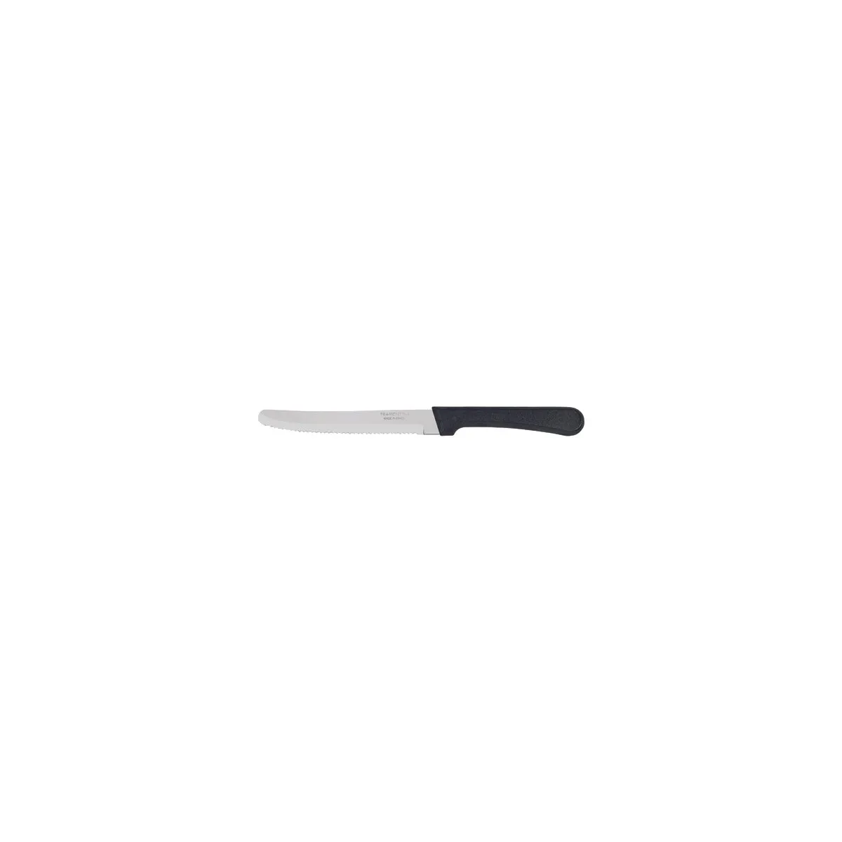 PLENUS 5" FRUIT/STEAK KNIFE 23-SERRATED NARROW BLACK PP (*TM22923/005*) = PACK OF 12 X EACHES