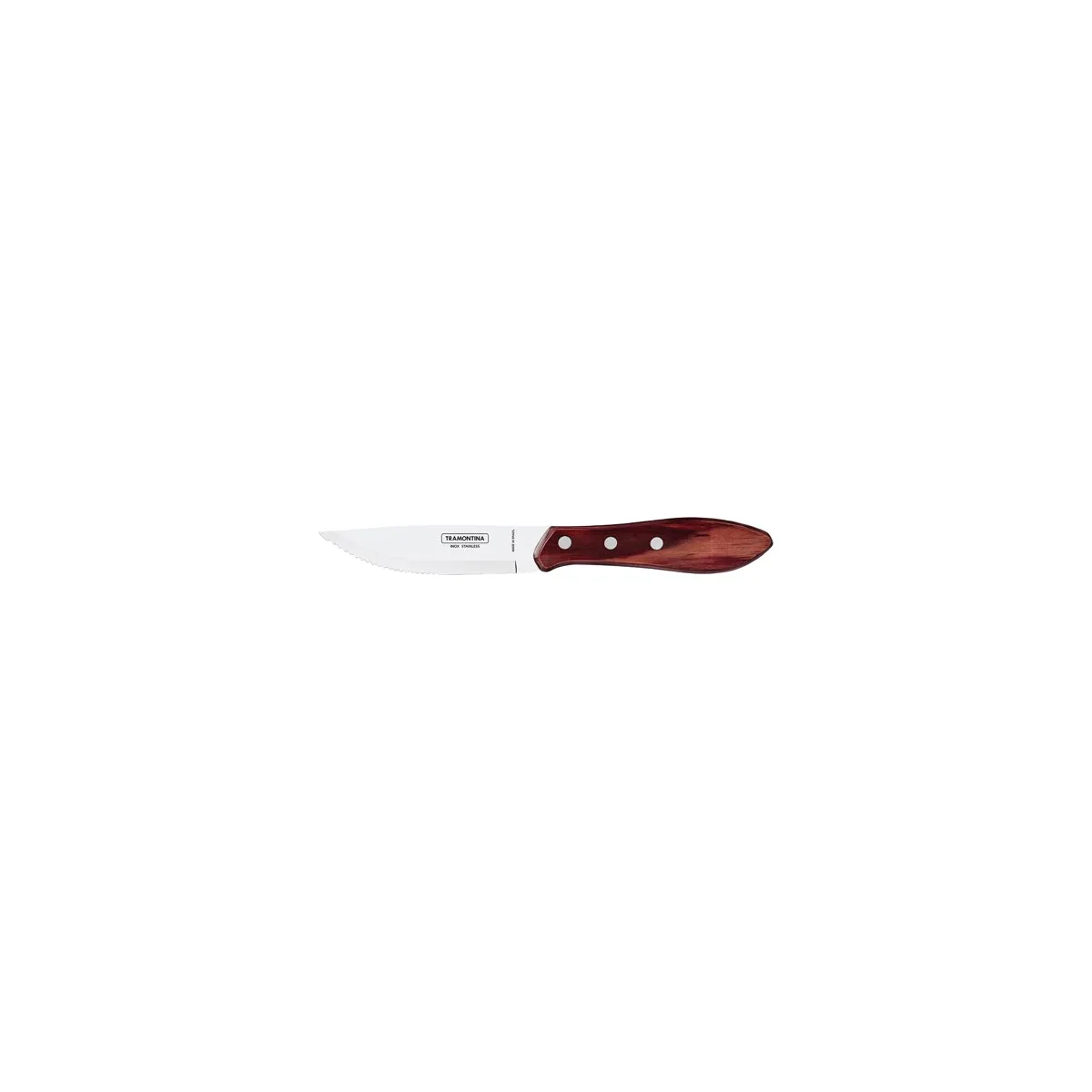 POLYWOOD 5" JUMBO STEAK KNIFE 85-SERRATED WIDE RED (*TM21185/075*) = PACK OF 12 X EACHES