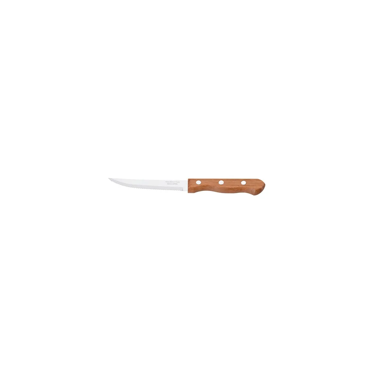 TRAMONTINA DYNAMIC 5" STEAK KNIFE 12-SERRATED WOOD (*TM22312/005*) = PACK OF 12 X EACHES