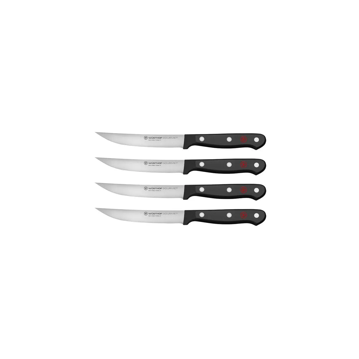 WUSTHOF GOURMET STEAK KNIFE SET 4 PIECE (1125060403W) (*28280*) = 1 X EACH