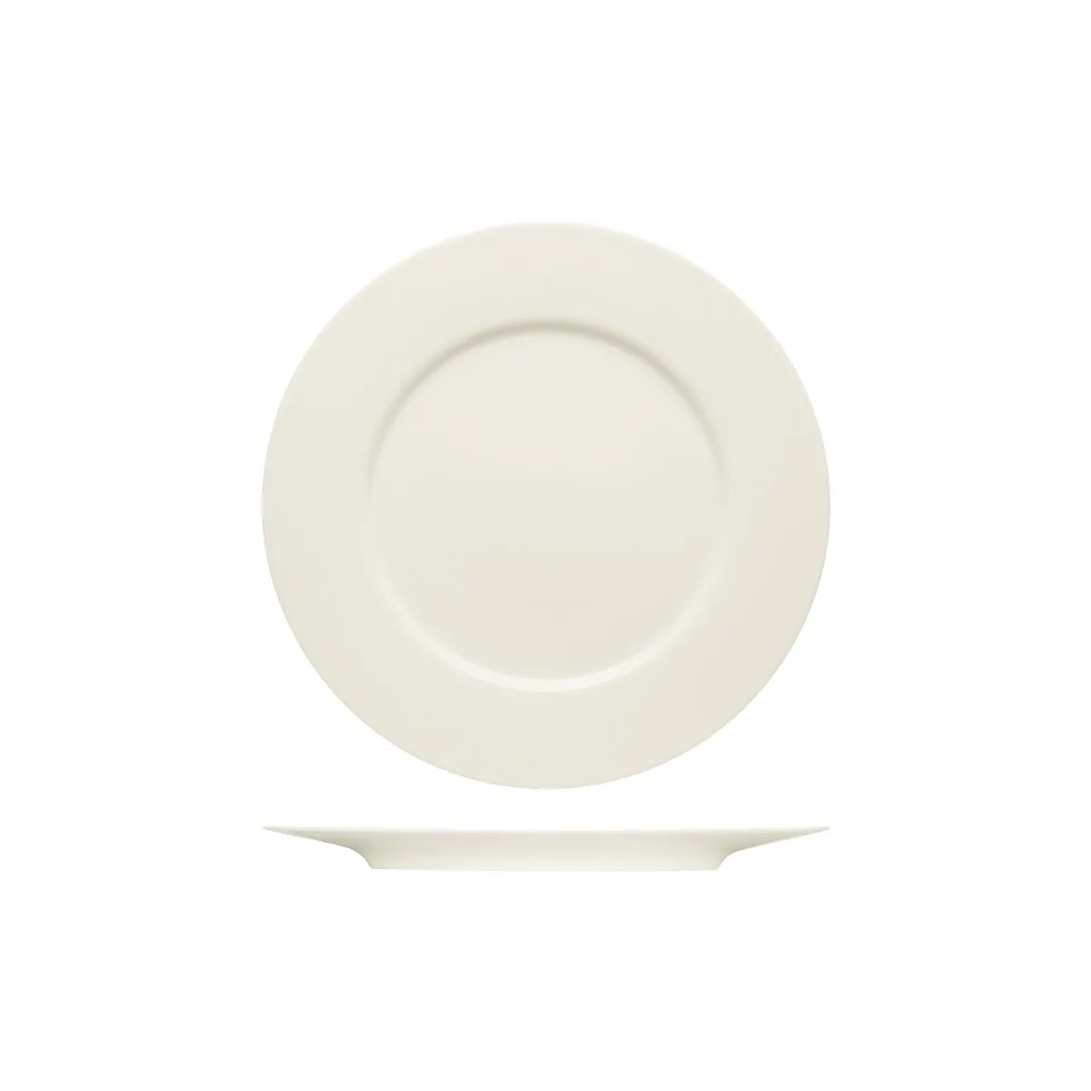 BAUSCHER PURITY FLAT PLATE w/RIM 290mm (*BHS6690029*) = PACK OF 6 X EACHES