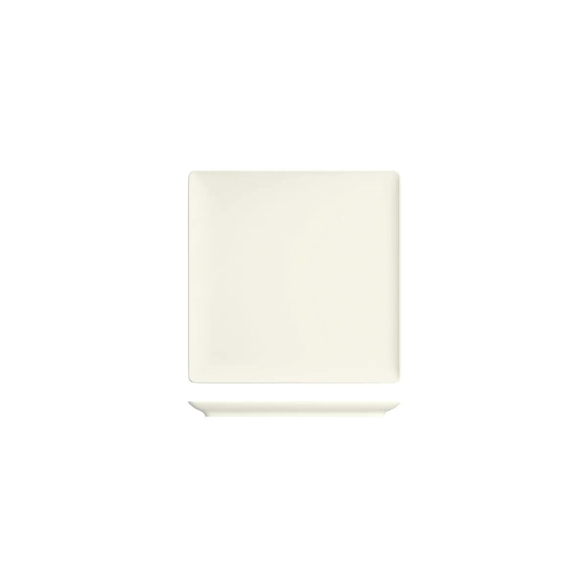 BAUSCHER PURITY SQUARE COUPE PLATE 200mm (*BHS6691520*) = PACK OF 12 X EACHES