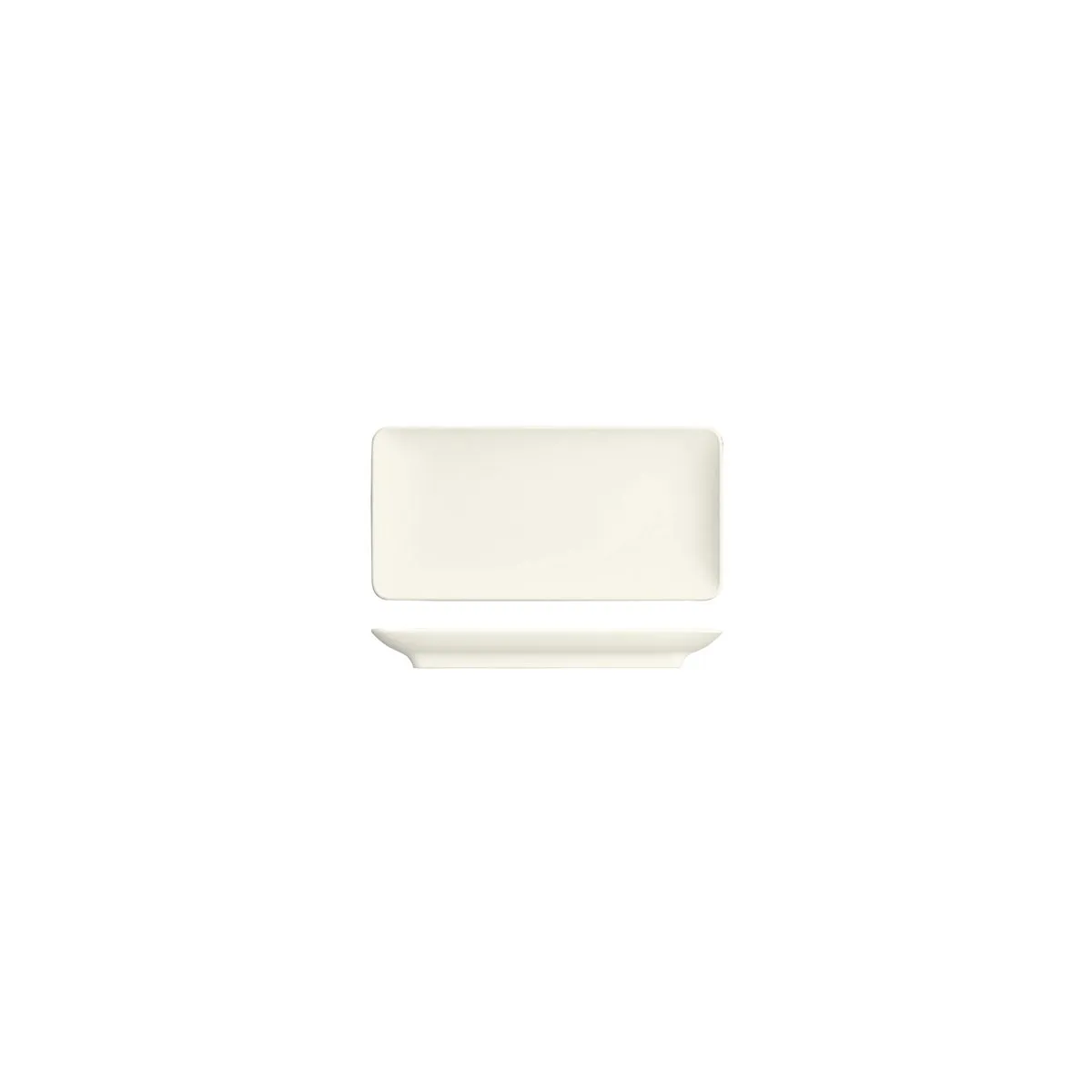 BAUSCHER PURITY RECTANGULAR COUPE PLATTER 180x90mm (*BHS6692318*) = PACK OF 12 X EACHES