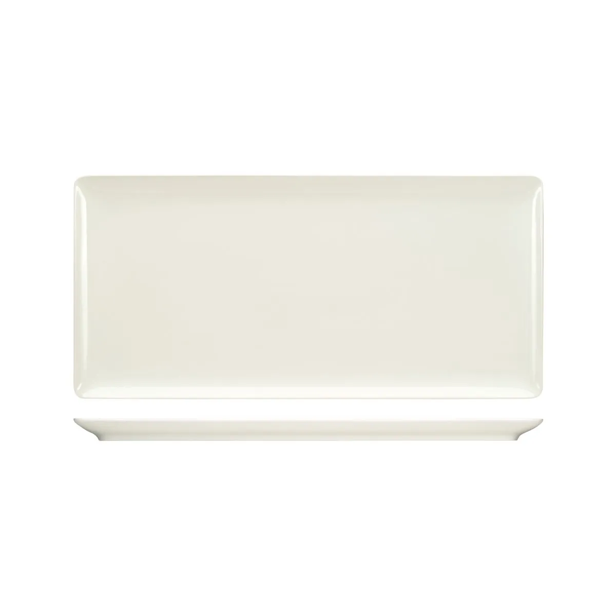 BAUSCHER PURITY RECTANGULAR COUPE PLATTER 420x200mm (*BHS6692342*) = PACK OF 4 X EACHES