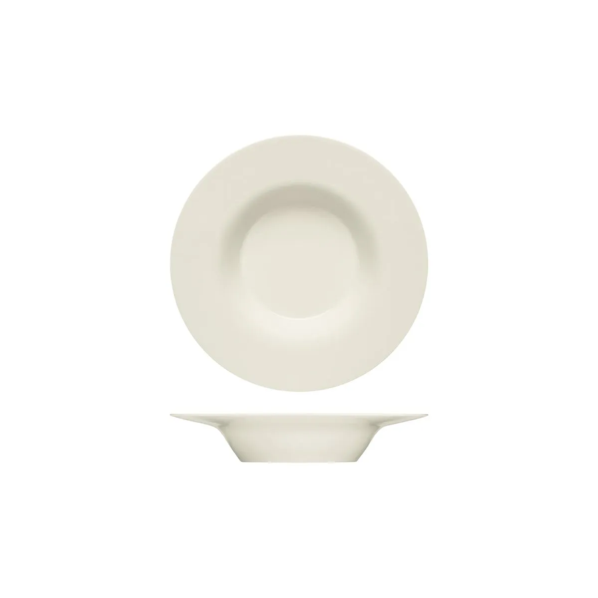 BAUSCHER PURITY DEEP PLATE w/RIM 240x45mm (*BHS6690124*) = PACK OF 6 X EACHES