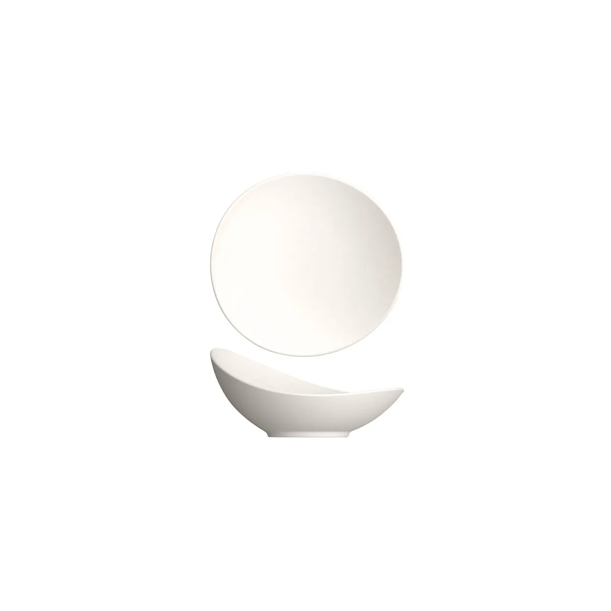 BAUSCHER PURITY ASYMMETRIC DISH 170x165x80mm 350ml (*BHS6693367*) = PACK OF 6 X EACHES