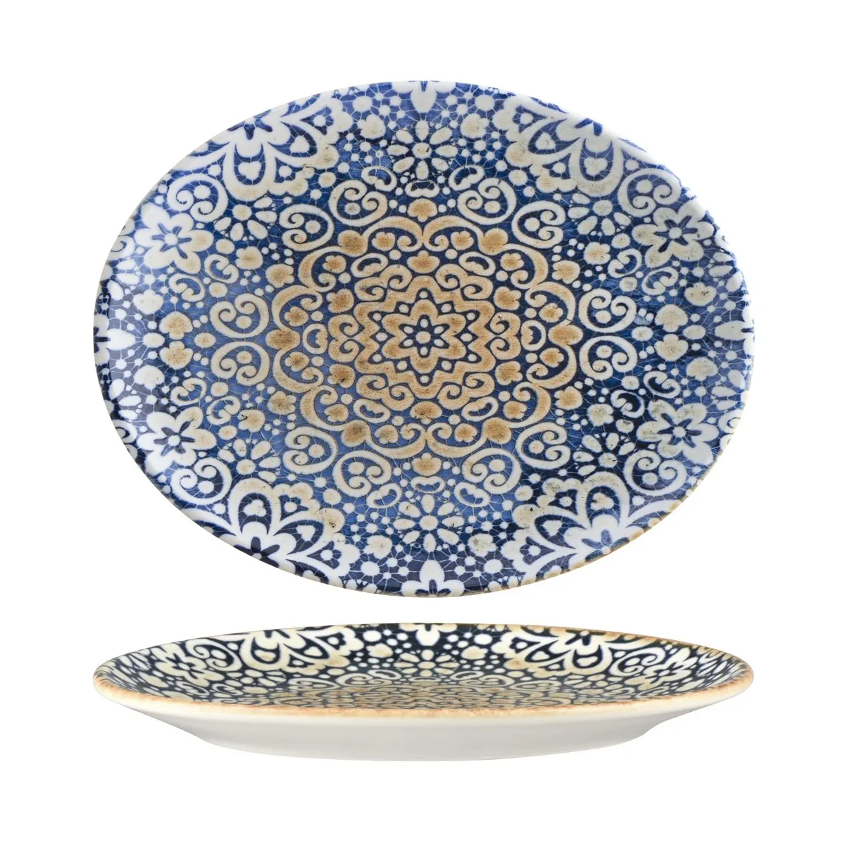BONNA ALHAMBRA OVAL COUPE PLATTER 360x280mm (ALHMOV36OV) (*110999*) = PACK OF 6 X EACHES