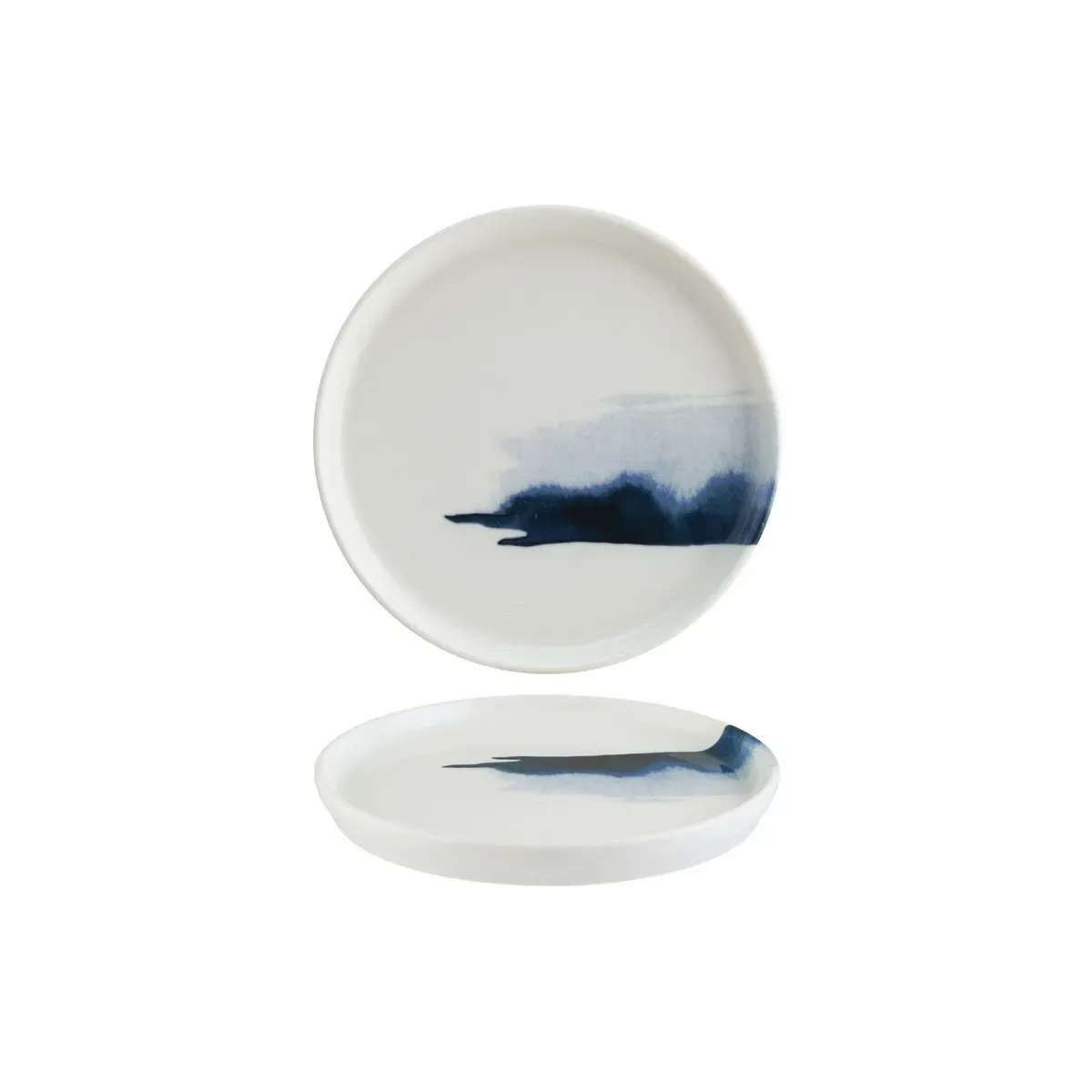 BONNA BLUE WAVE HYGGE ROUND PLATE 220x17mm (BLWHYG22DZ) (*130282*) = PACK OF 6 X EACHES