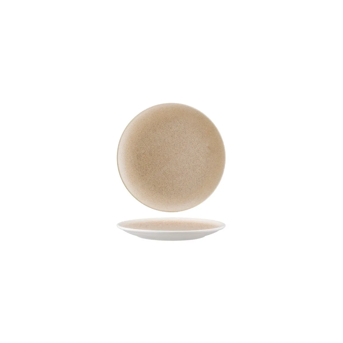 BONNA LUCA SALMON ROUND COUPE PLATE 170mm (S-MT-LUCSLGRM17DZ (*130170*) = PACK OF 12 X EACHES