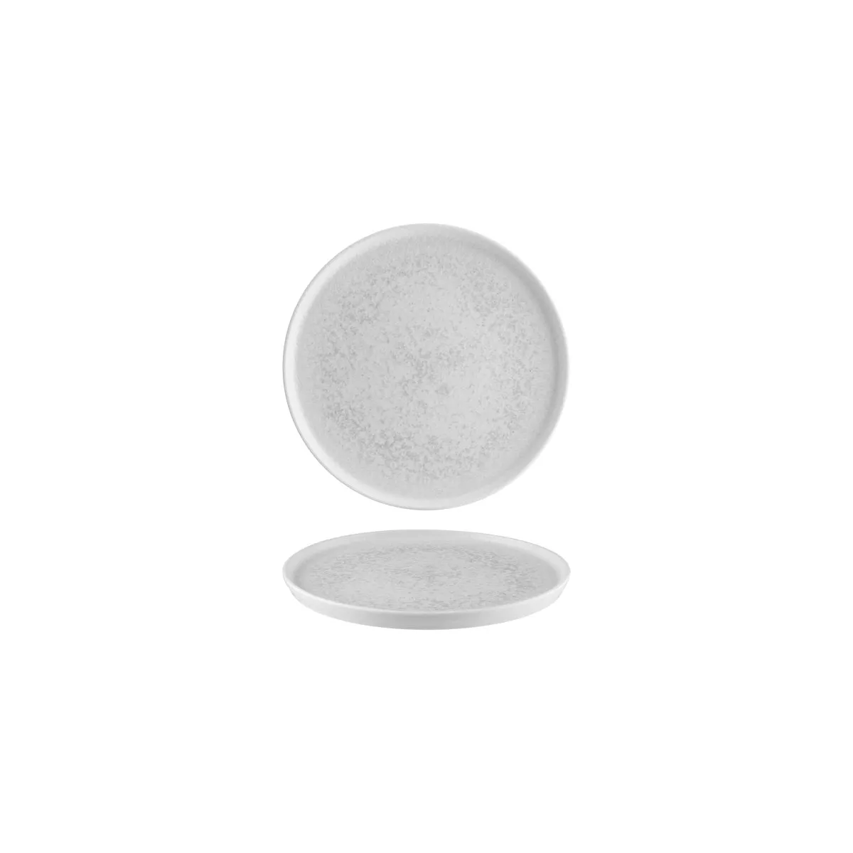 BONNA LUNAR WHITE HYGGE ROUND PLATE 160x17mm (LUNHYG16DZ) (*130205*) = PACK OF 12 X EACHES