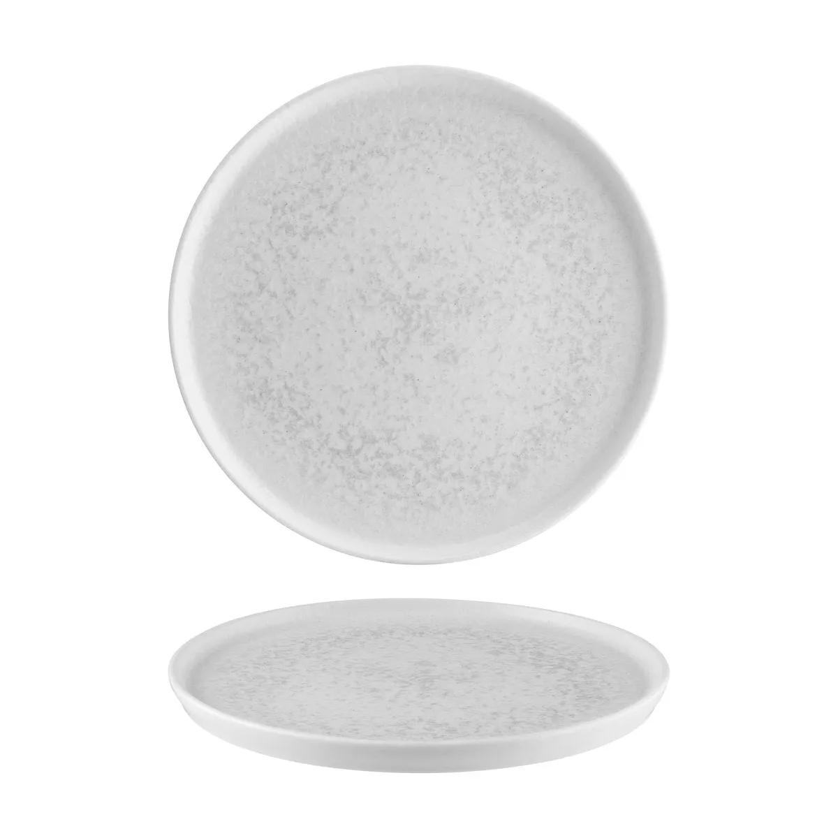 BONNA LUNAR WHITE HYGGE ROUND PLATE 280x18mm (LUNHYG28DZ) (*130214*) = PACK OF 6 X EACHES