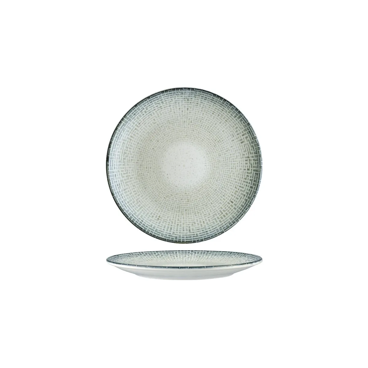 BONNA MAZE ROUND COUPE PLATE 210x20mm (MZEGRM21DZ) (*120215*) = PACK OF 12 X EACHES