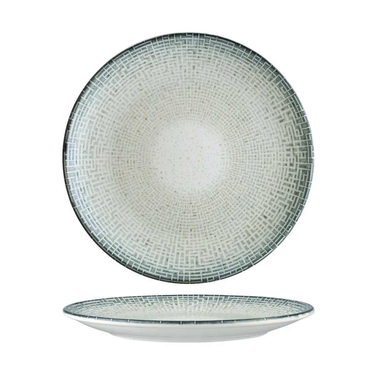 BONNA MAZE ROUND COUPE PLATE 270x30mm (MZEGRM27DZ) (*120217*) = PACK OF 12 X EACHES
