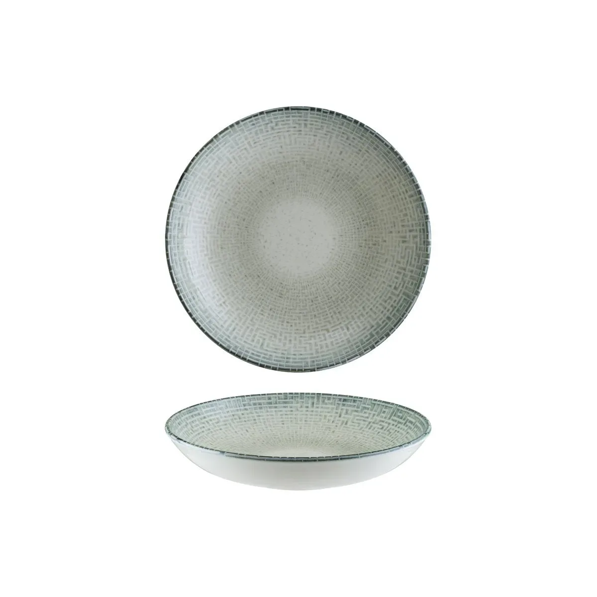 BONNA MAZE ROUND COUPE BOWL 230x50mm (MZEBLM23CK) (*120225*) = PACK OF 6 X EACHES