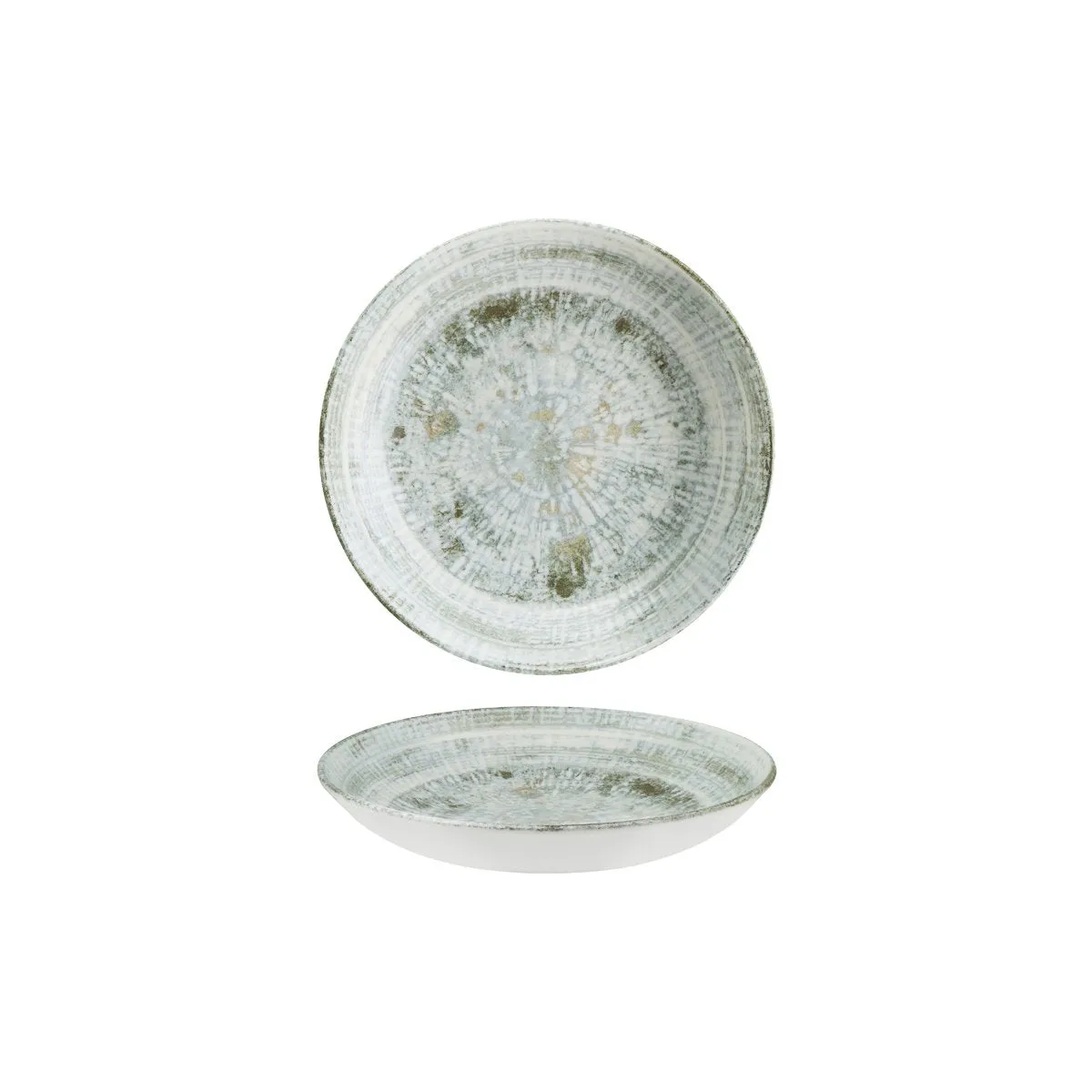 BONNA ODETTE OLIVE ROUND COUPE BOWL 230x50mm (ODTOLBLM23CK) (*120185*) = PACK OF 6 X EACHES