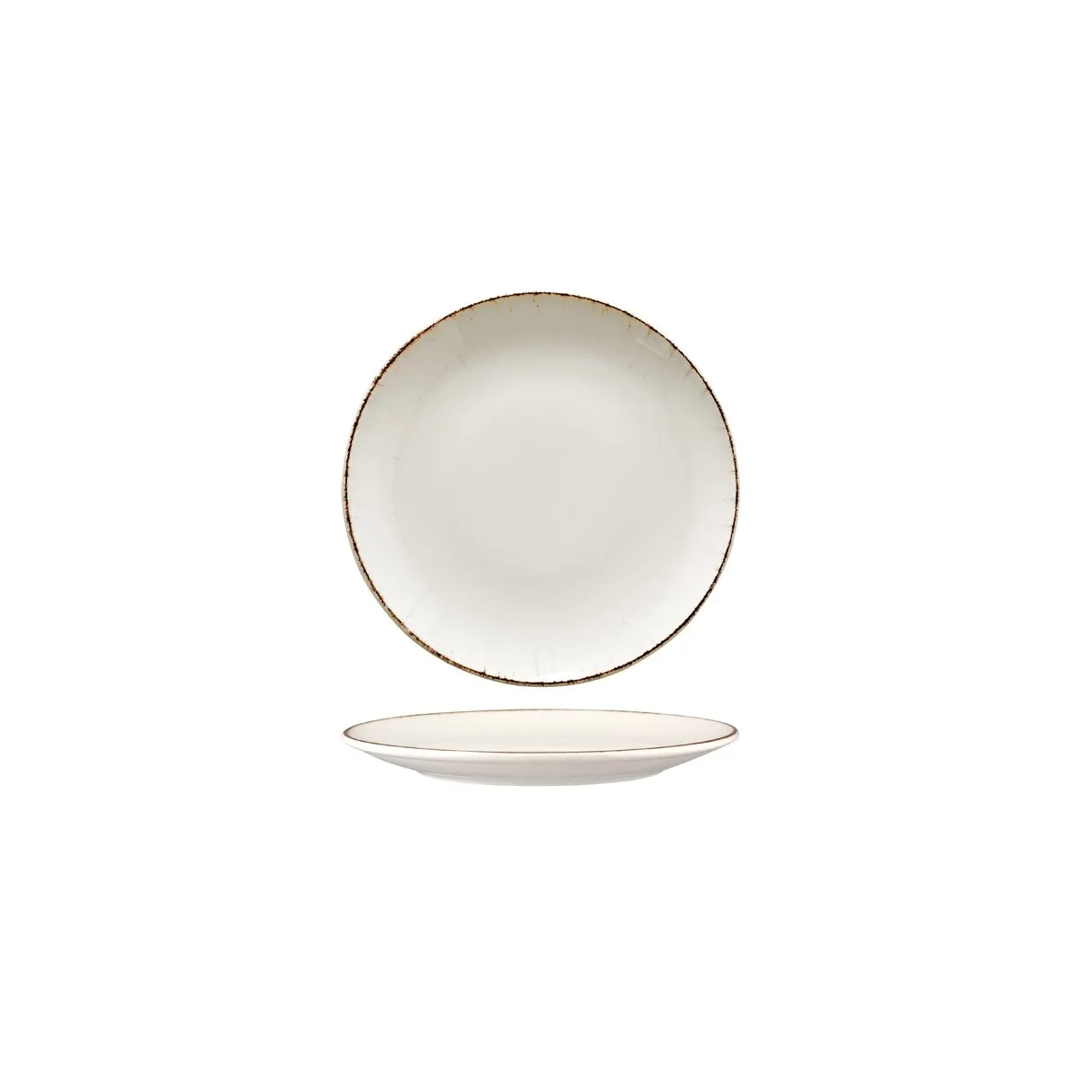 BONNA RETRO ROUND COUPE PLATE 210x20mm (E100GRM21DZ) (*120025*) = PACK OF 12 X EACHES