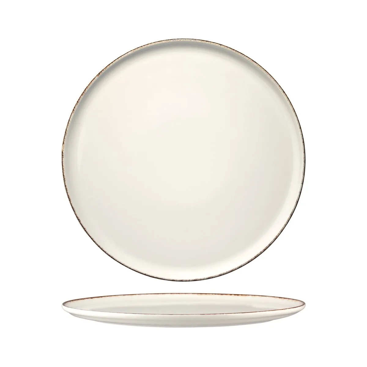 BONNA RETRO ROUND FLAT PLATTER 320x25mm (E100GRM32PZ) (*120030*) = PACK OF 6 X EACHES