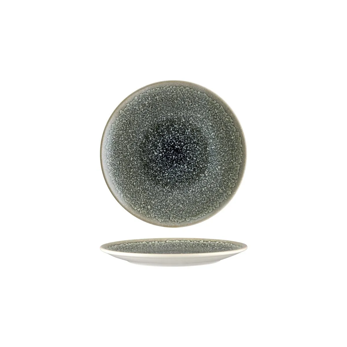 BONNA THAR BLACK ROUND COUPE PLATE 210x20mm (THRBLGRM21DZ) (*120095*) = PACK OF 12 X EACHES
