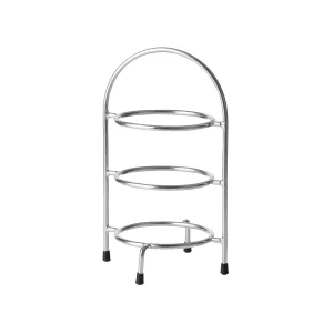 CHEF INOX 3-TIER ROUND DISPLAY STAND 155x185x270mm (*07702*) = 1 X EACH