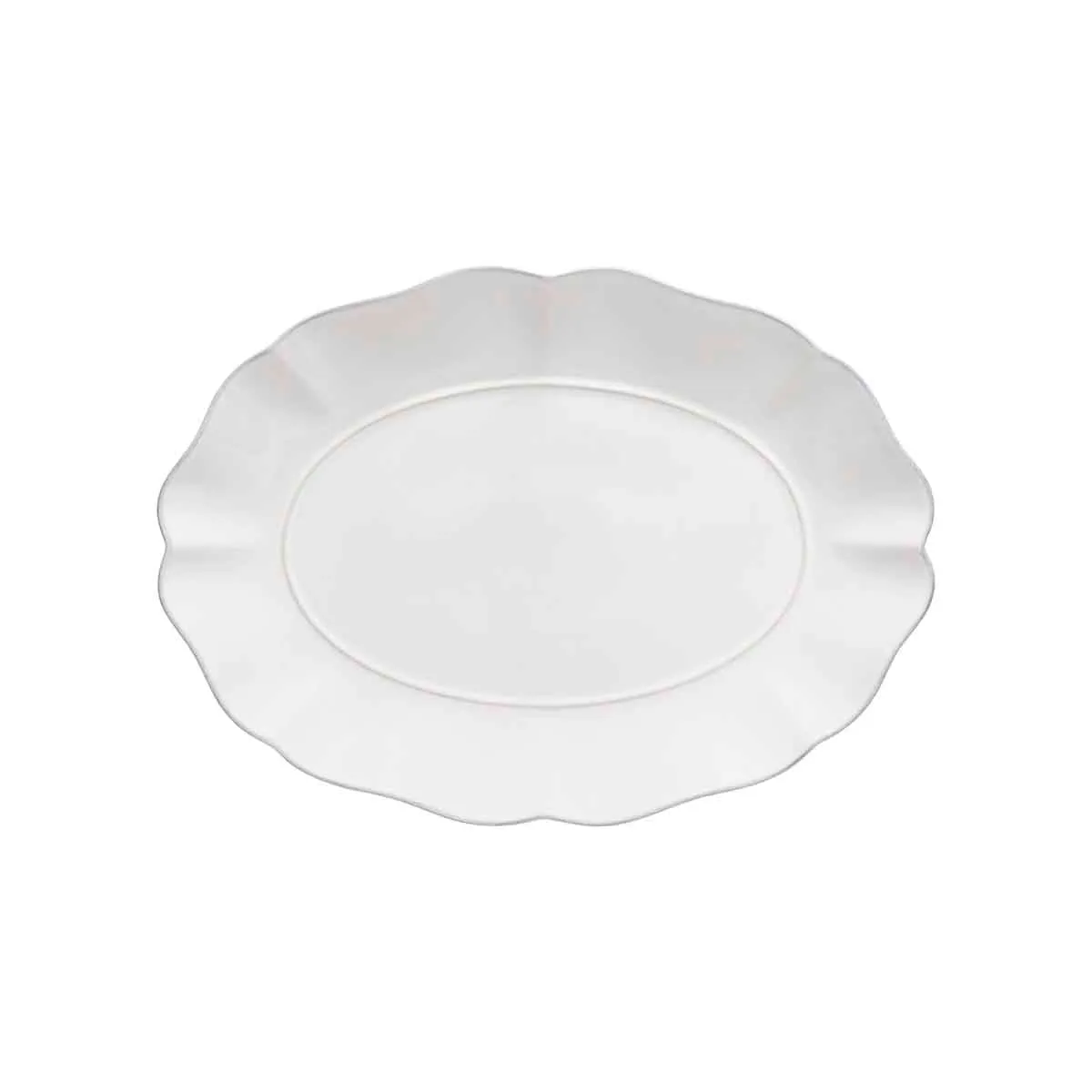 COSTA NOVA ROSA OVAL PLATTER 288x400x42mm WHITE (DAA401-WHI) (*301756*) =  1 X EACH