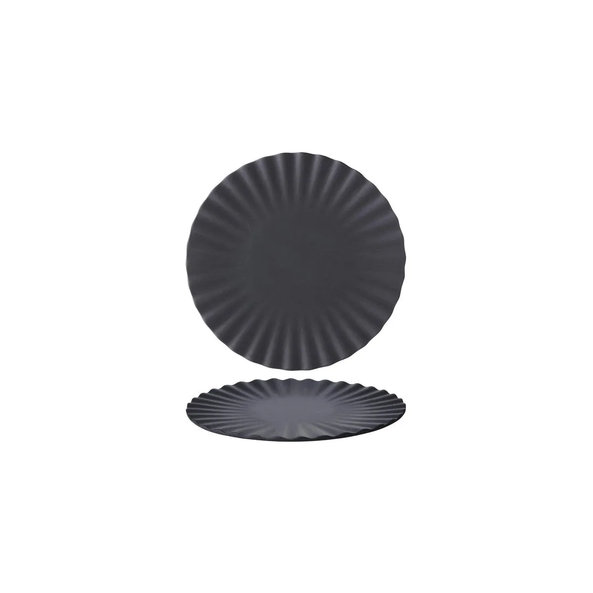 REVOL PEKOE ROUND PLATE 170mm BLACK (*RV653638*) = PACK OF 4 X EACHES