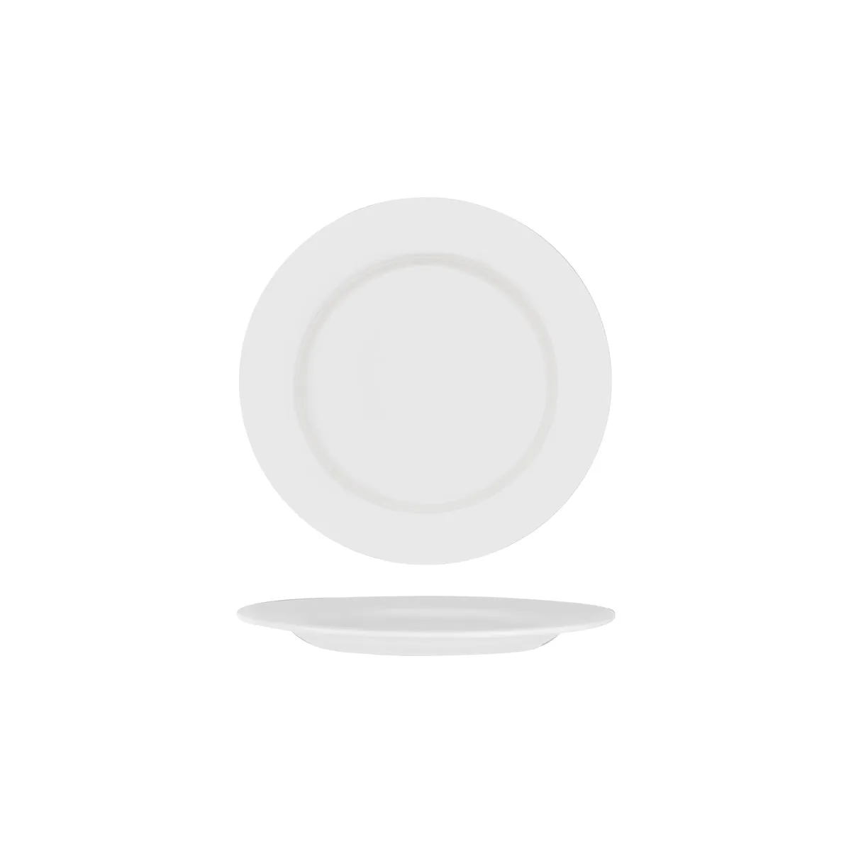 ROYAL BONE ASCOT ROUND PLATE-240mm RIM SHAPE (B1002) (*95004*) =  1 X EACH