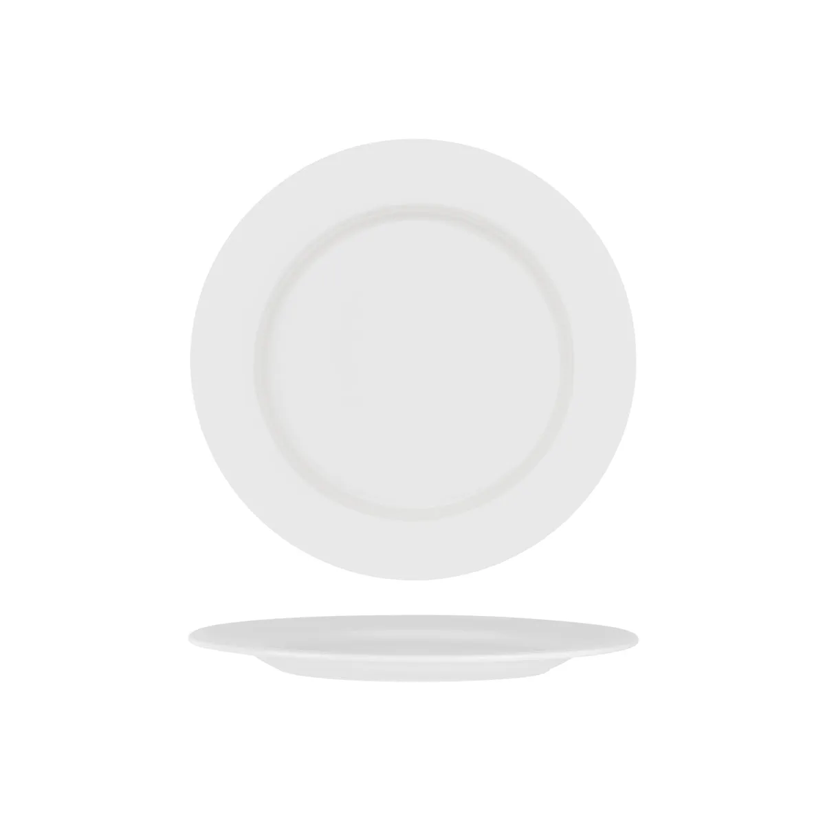 ROYAL BONE ASCOT ROUND PLATE-300mm RIM SHAPE (B1008) (*95006*) = PACK OF 12 X EACHES