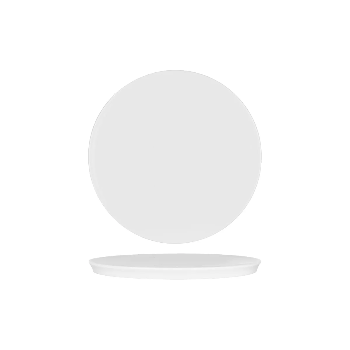 WHITE ALBUM ROUND PRESENTATION PLATE 220x15mm (U3233) (*94832*) = PACK OF 24 X EACHES