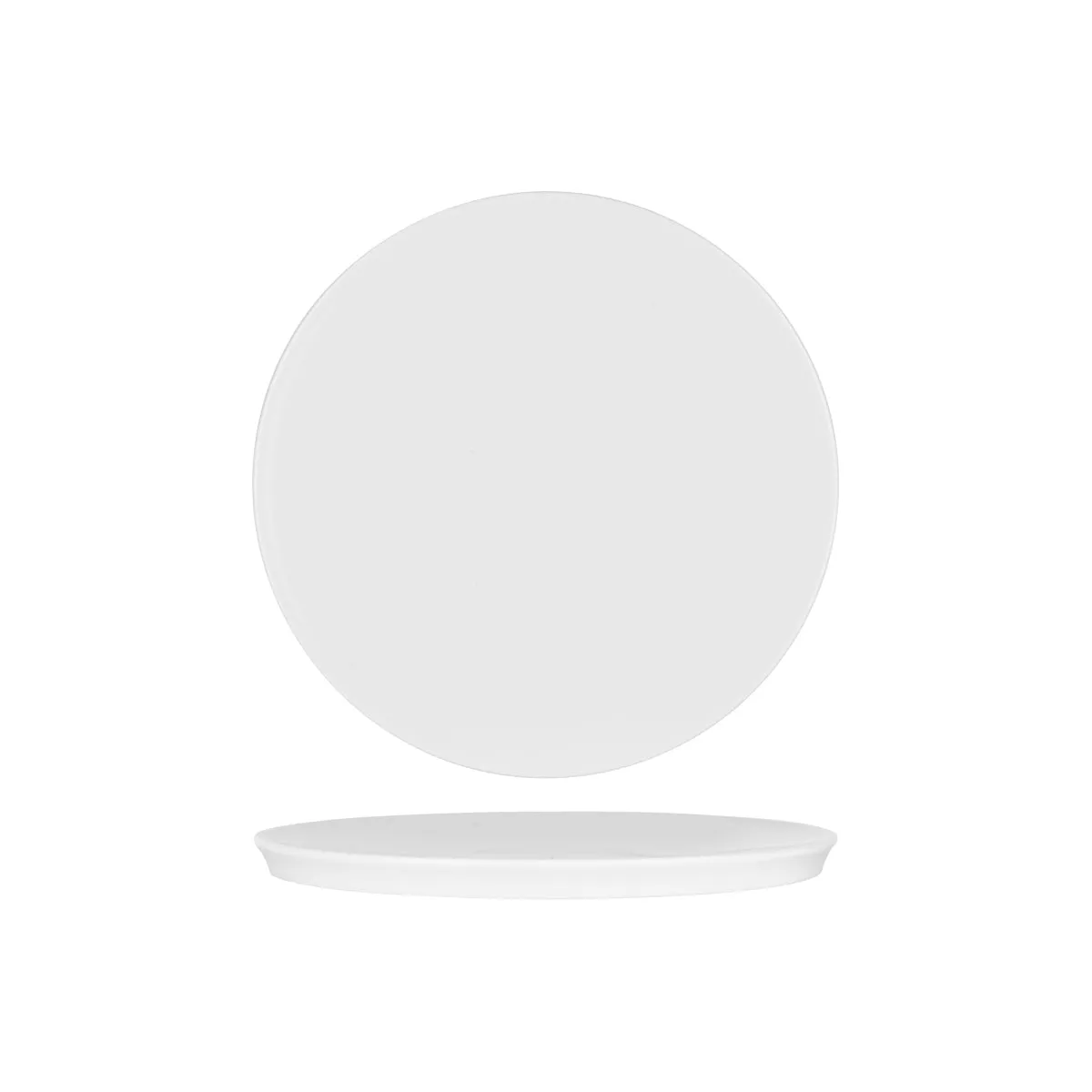 WHITE ALBUM ROUND PRESENTATION PLATE 265x15mm (U3232) (*94833*) = PACK OF 24 X EACHES