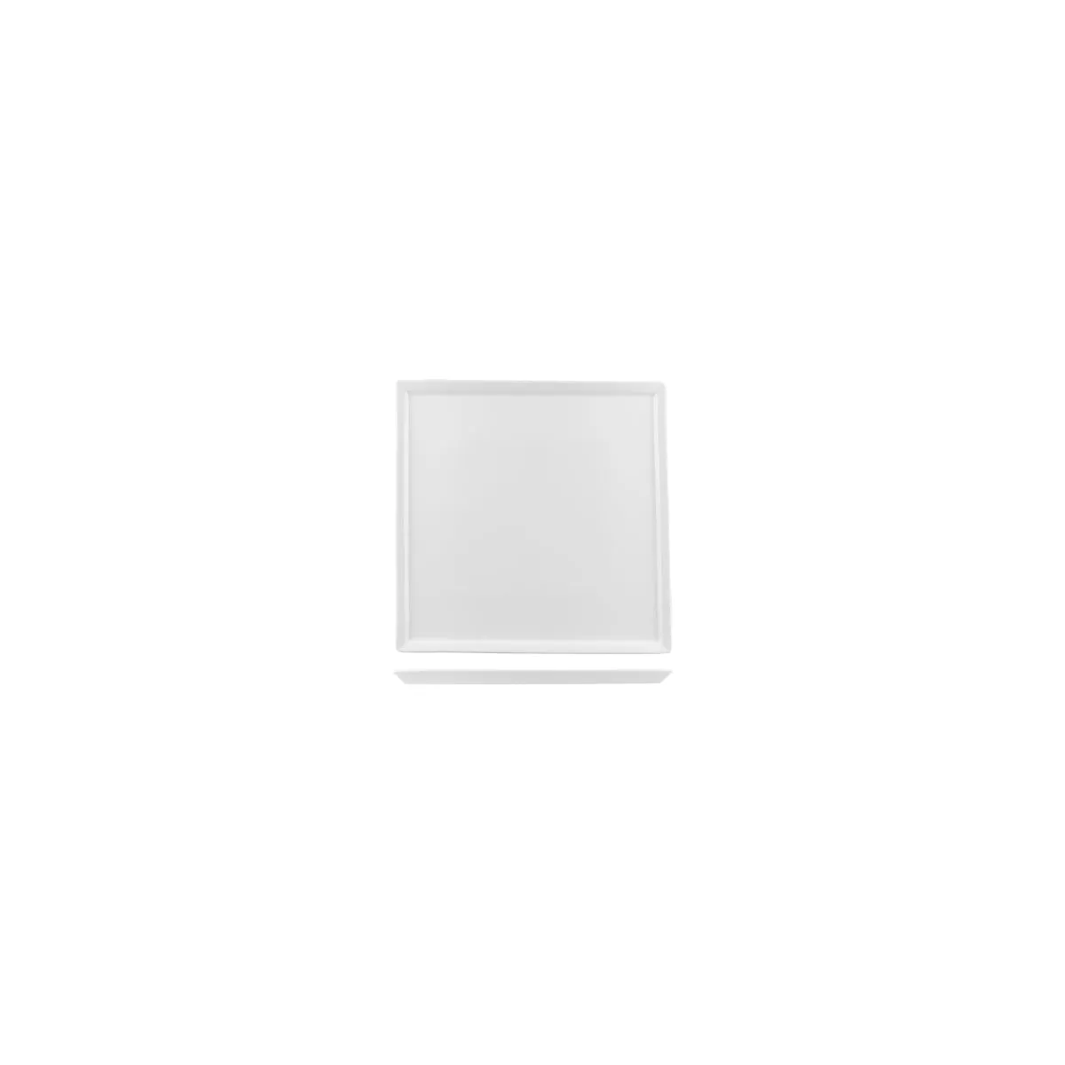 WHITE ALBUM SQUARE PLATE 160x160x15mm (U3206) (*94821*) = PACK OF 72 X EACHES