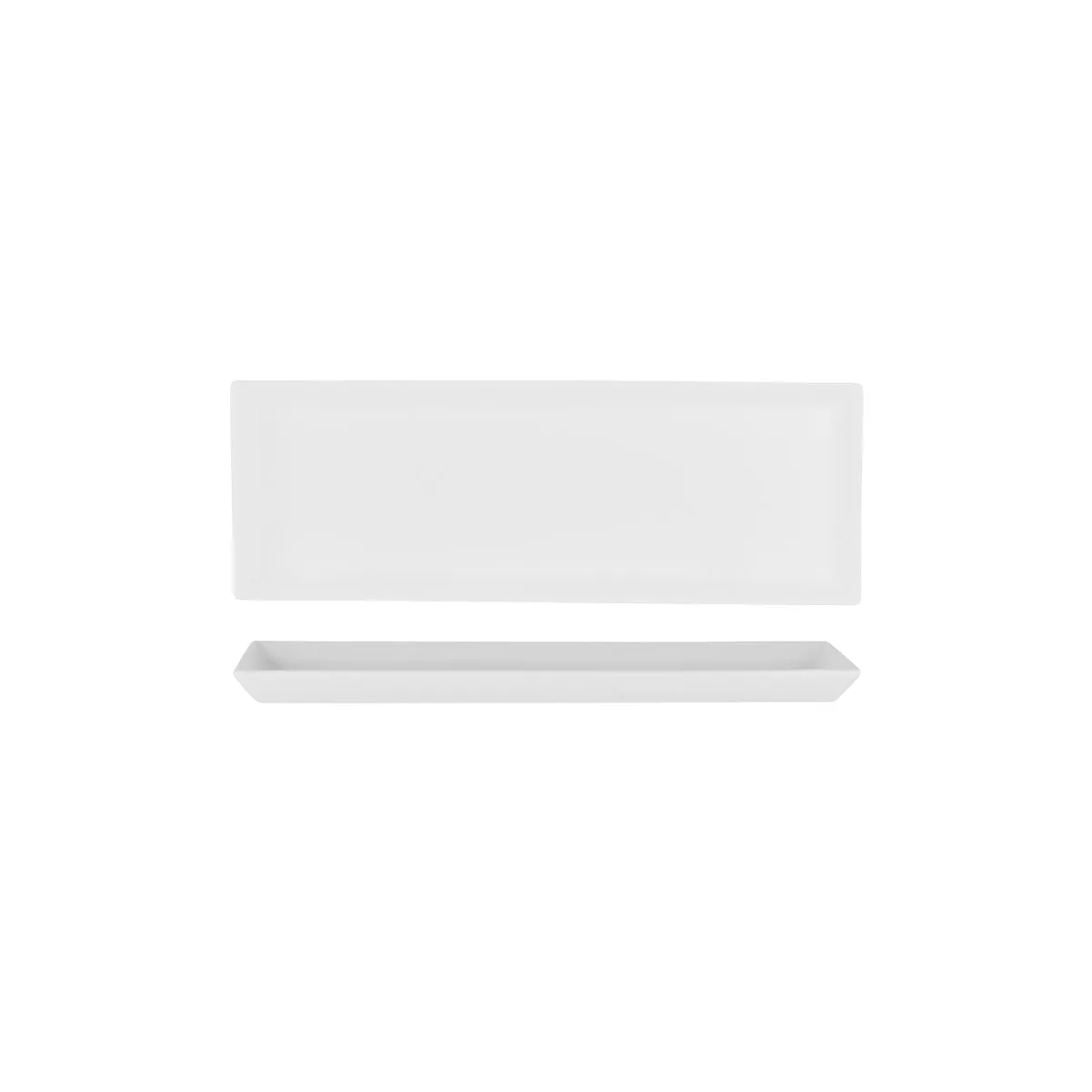 WHITE ALBUM RECT PLATTER FLARED SIDES 285x100x15mm (U3208) (*94816*) = PACK OF 36 X EACHES