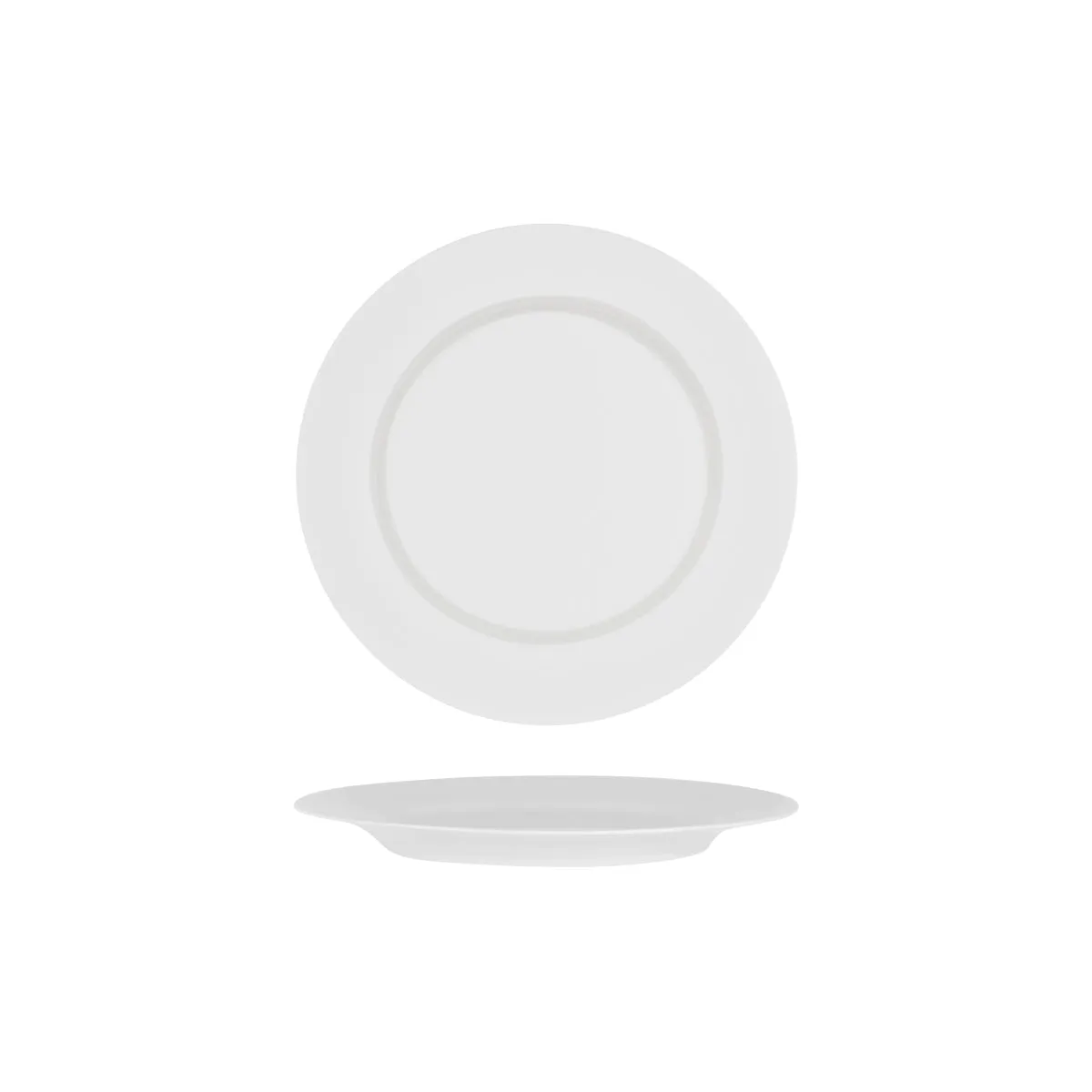 SCHONWALD ALLURE ROUND PLATE FLAT w/RIM 260mm (*SH9120026*) = PACK OF 6 X EACHES