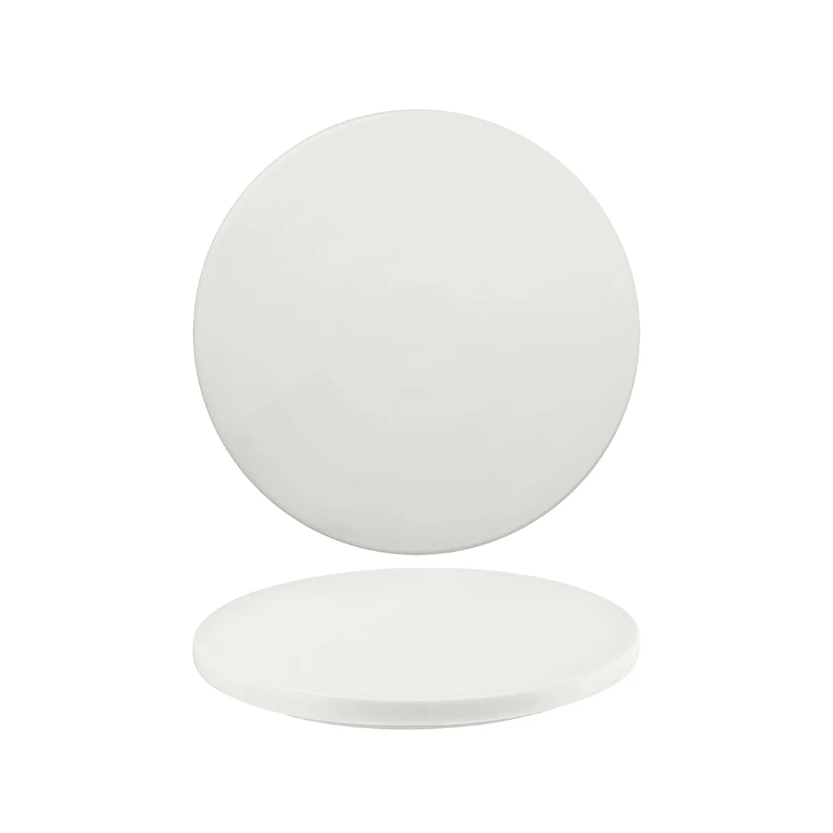 SCHONWALD SHIRO ROUND PLATE FLAT COUPE 260x10mm WHITE (*SH9251826*) = PACK OF 6 X EACHES