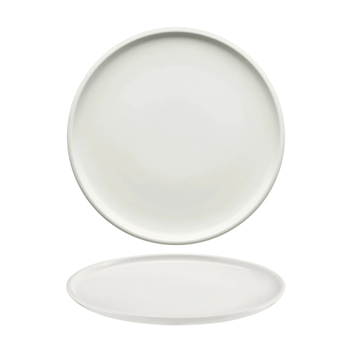 SCHONWALD SHIRO ROUND PLATE FLAT COUPE 280x26mm WHITE (*SH9251228*) = PACK OF 6 X EACHES