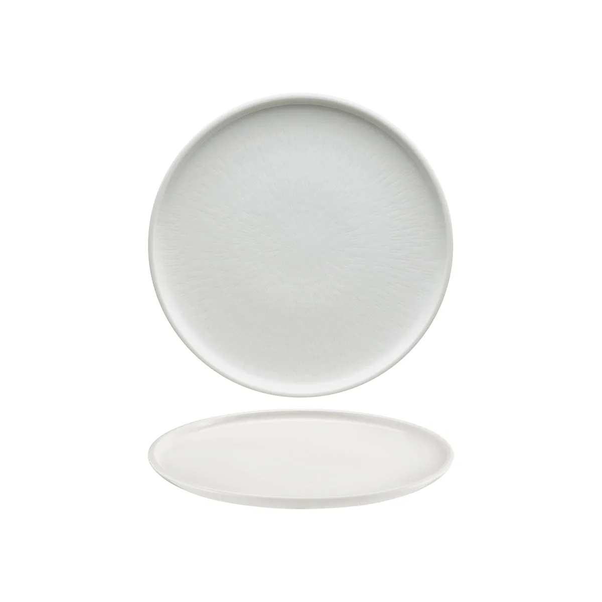 SCHONWALD SHIRO ROUND PLATE FLAT COUPE 240x24mm RELIEF (*SH9251274*) = PACK OF 6 X EACHES