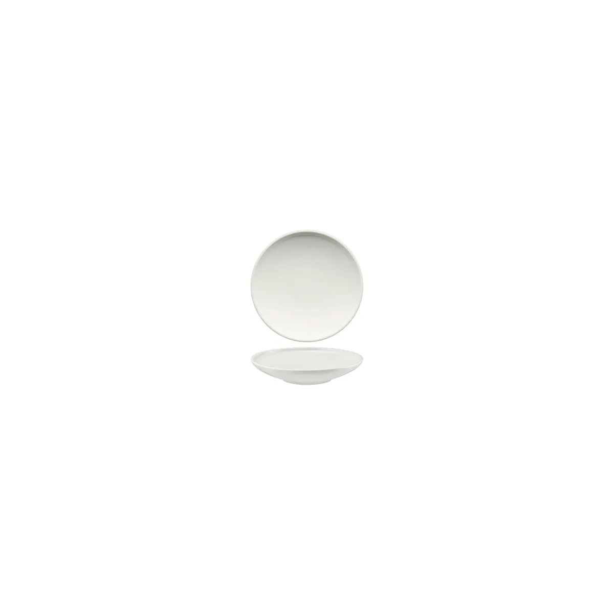 SCHONWALD SHIRO ROUND PLATE DEEP COUPE 90x26mm WHITE (*SH9251309*) = PACK OF 12 X EACHES
