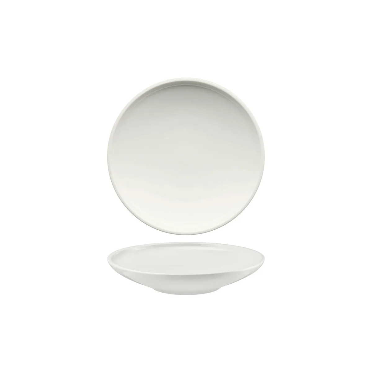 SCHONWALD SHIRO ROUND PLATE DEEP COUPE 210x44mm WHITE (*SH9251321*) = PACK OF 6 X EACHES