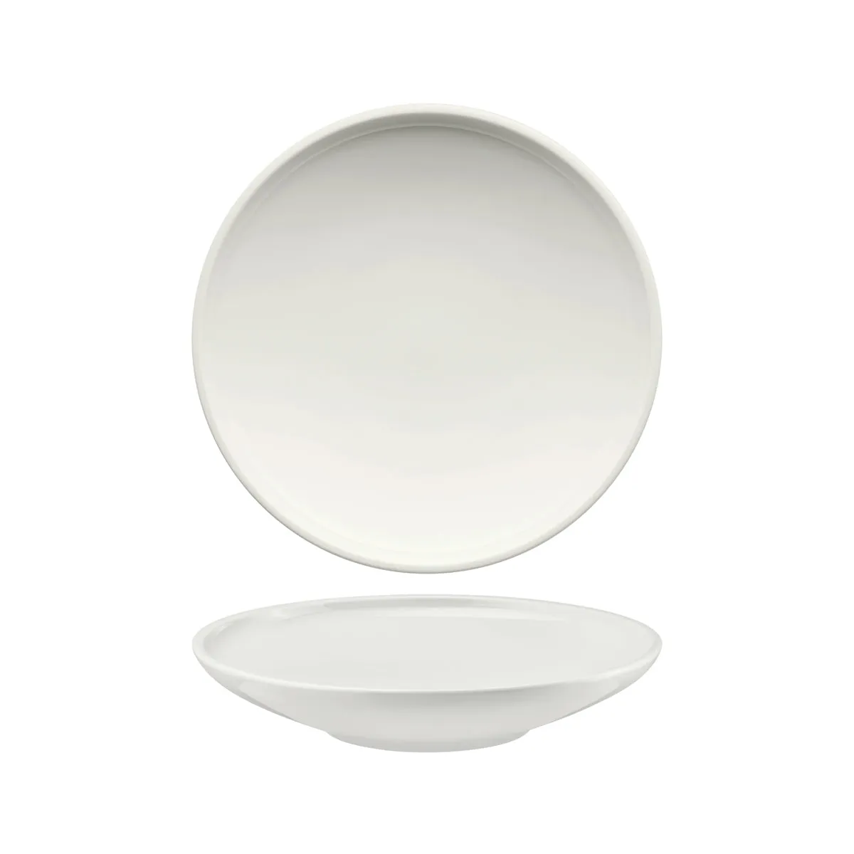 SCHONWALD SHIRO ROUND PLATE DEEP COUPE 260x51mm WHITE (*SH9251326*) = PACK OF 6 X EACHES