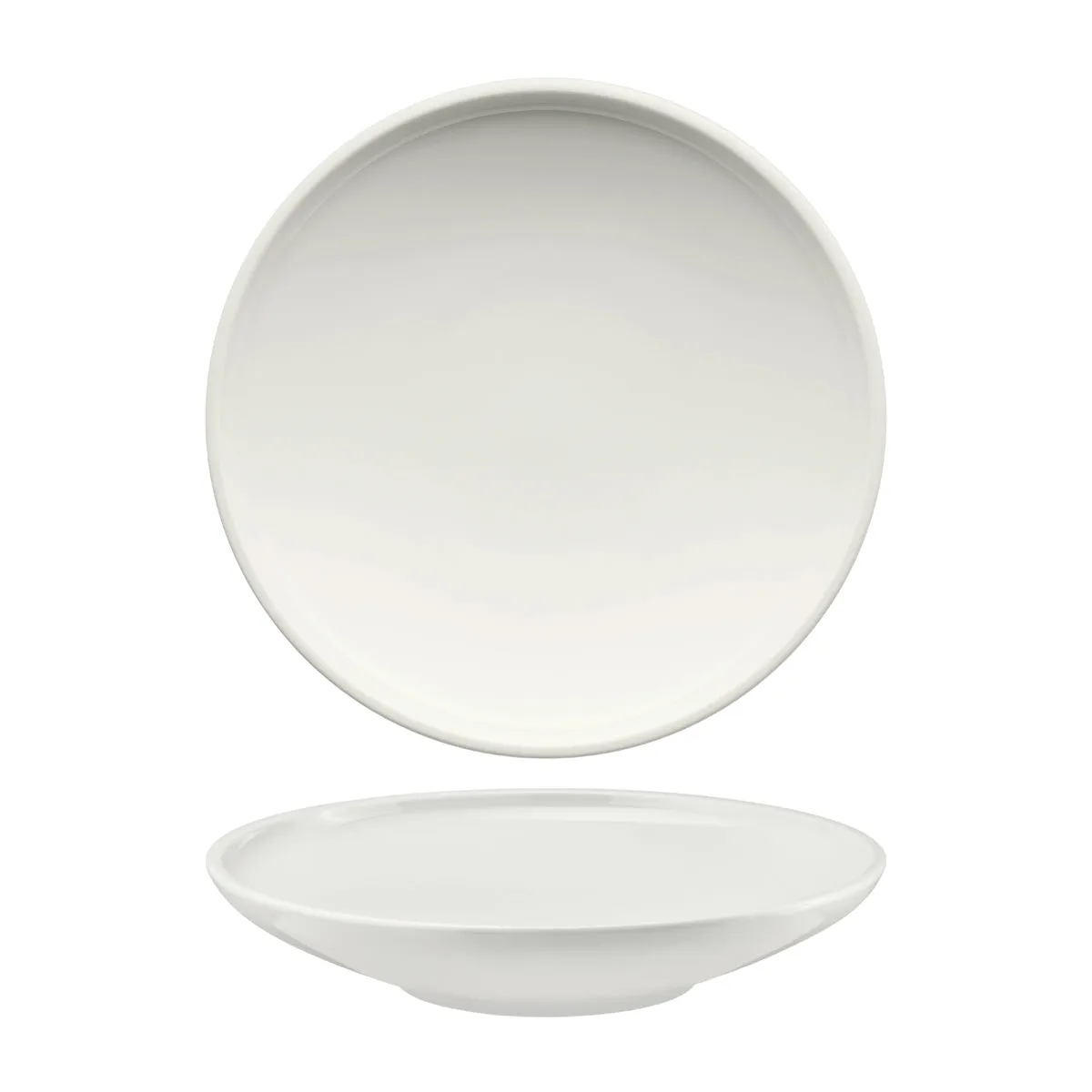 SCHONWALD SHIRO ROUND PLATE DEEP COUPE 280x53mm WHITE (*SH9251328*) = PACK OF 6 X EACHES