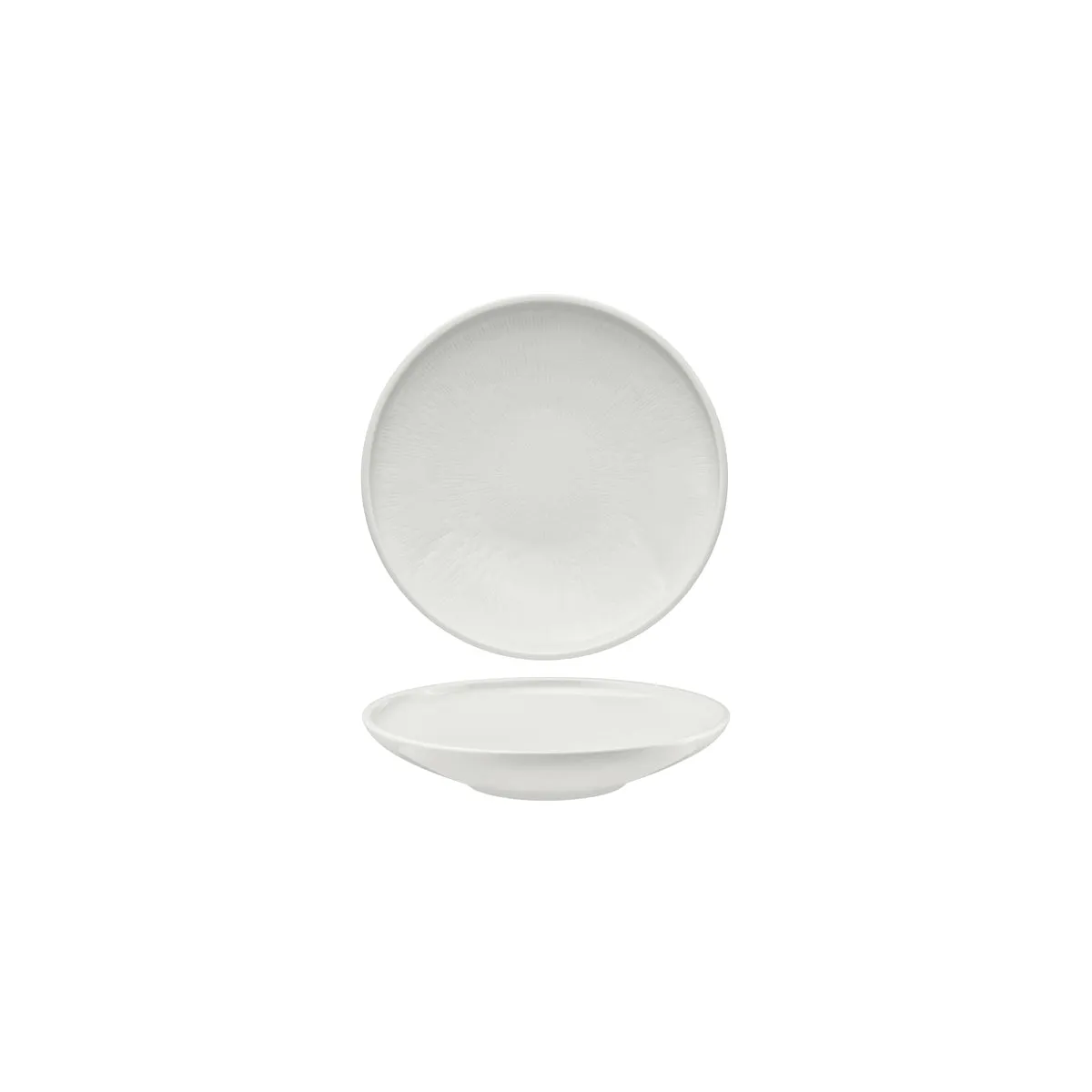 SCHONWALD SHIRO ROUND PLATE DEEP COUPE 150x32mm RELIEF (*SH9251365*) = PACK OF 12 X EACHES