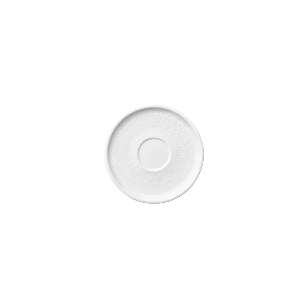 SCHONWALD SHIRO SAUCER SUIT 5220/5226 165mm RELIEF DESIGN (*SH9256970*) = PACK OF 12 X EACHES