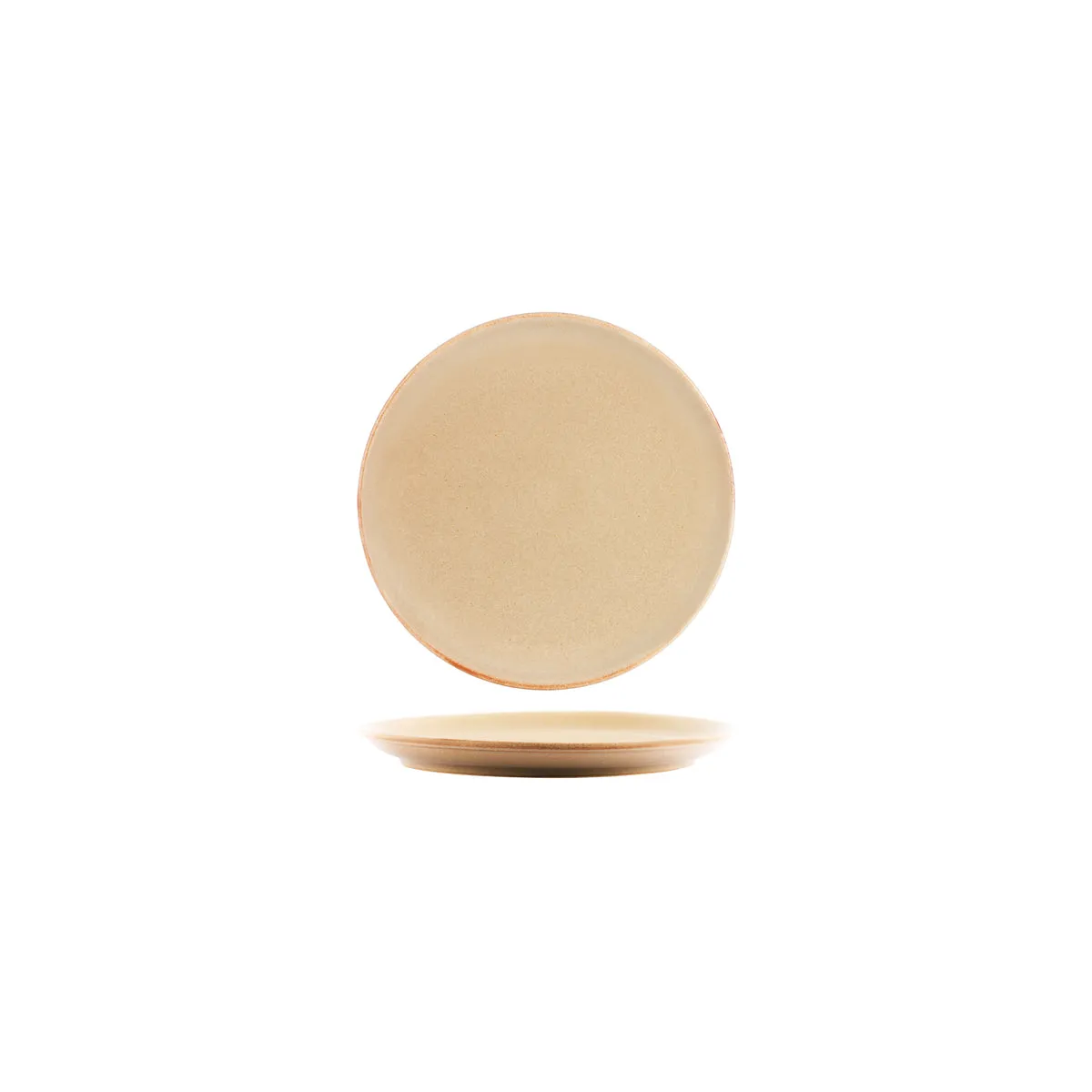 TABLEKRAFT ARTISTICA ROUND PLATE ROLLED EDGE 190x21mm FLAME (*98335*) = PACK OF 4 X EACHES