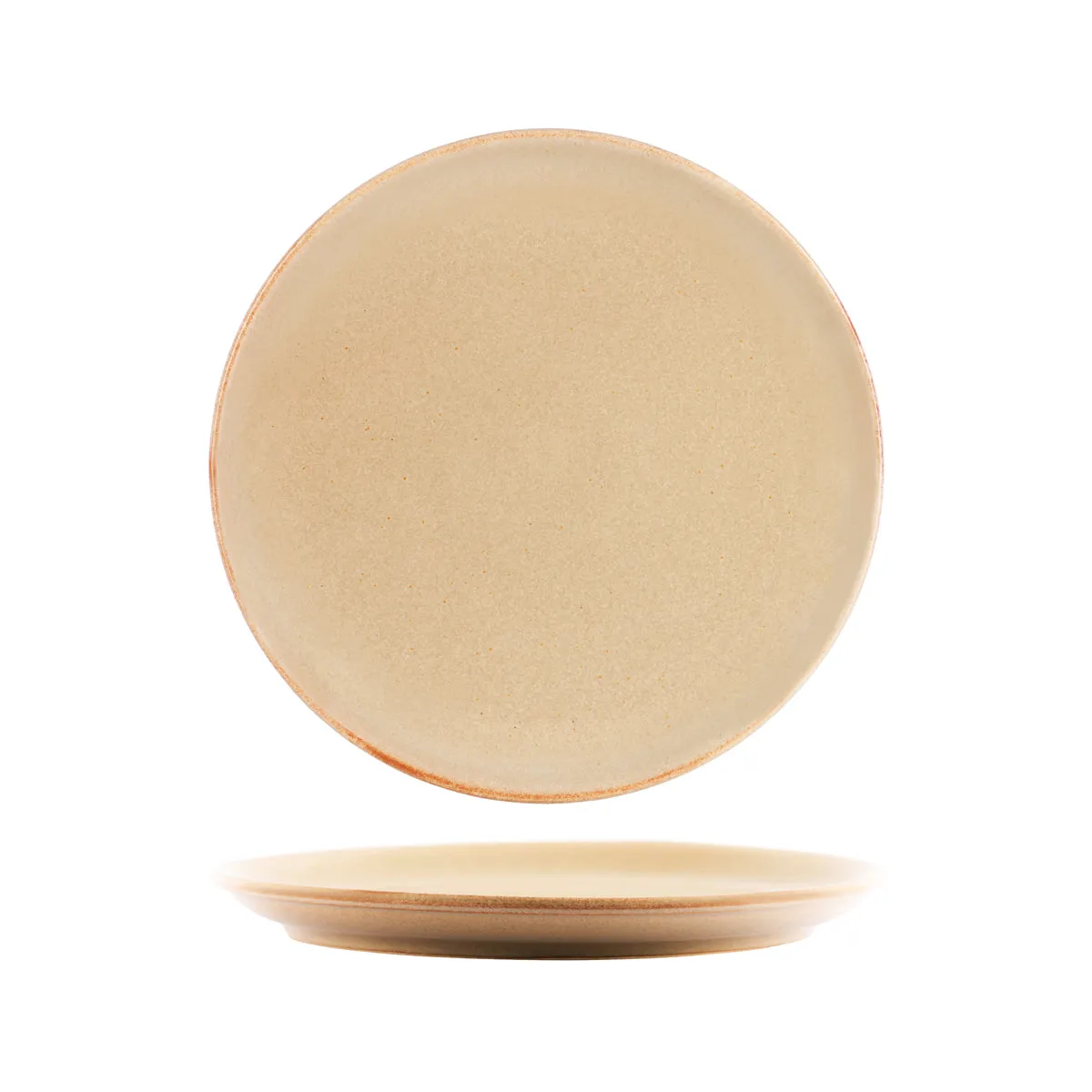TABLEKRAFT ARTISTICA ROUND PLATE ROLLED EDGE 270x30mm FLAME (*98339*) = PACK OF 4 X EACHES