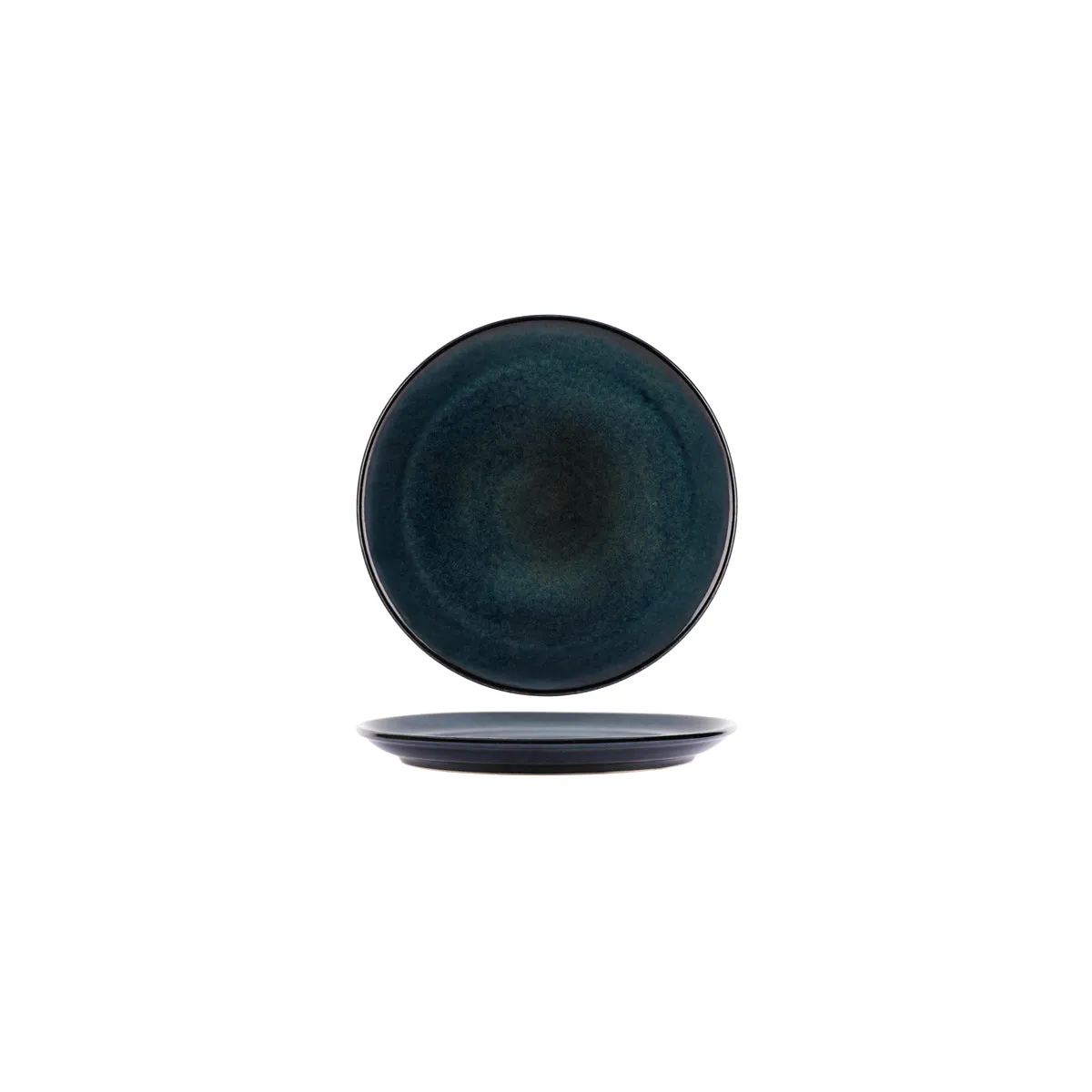 TABLEKRAFT ARTISTICA RND PLATE R/EDGE 190x21mm MIDNIGHT BLUE (*98725*) = PACK OF 4 X EACHES