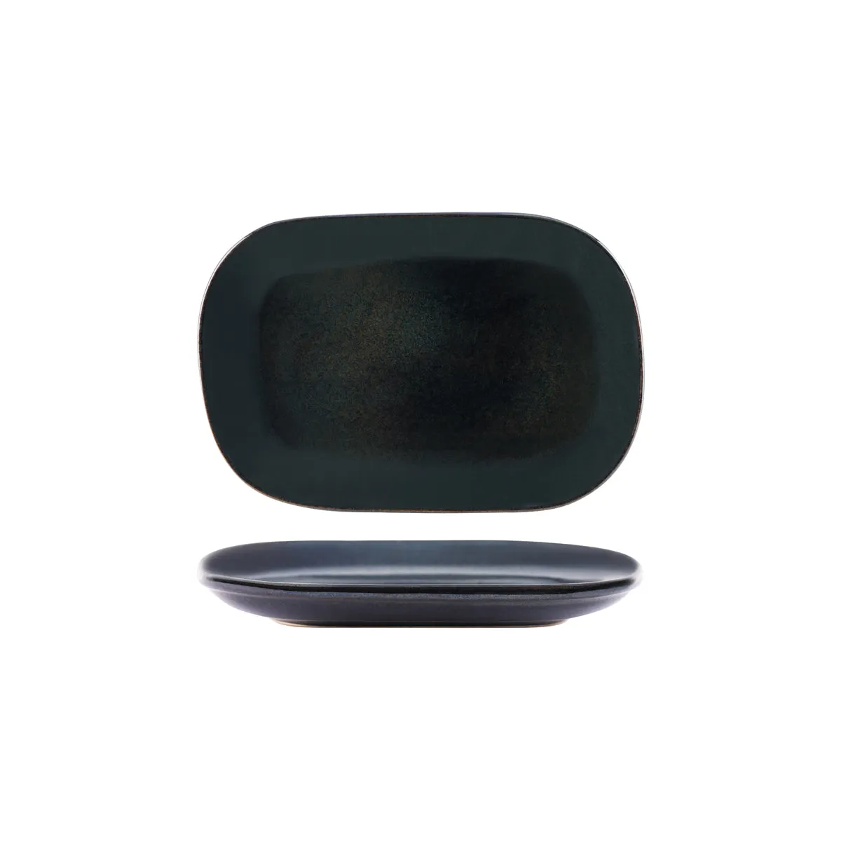 TABLEKRAFT ARTISTICA RECT COUPE PLATE 240x160x25mm MIDN BLUE (*98740*) = PACK OF 4 X EACHES