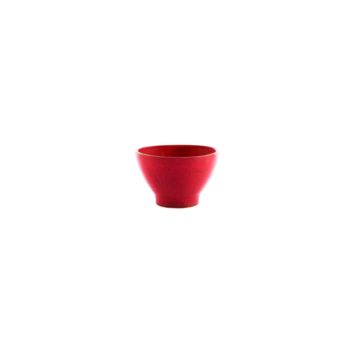 TABLEKRAFT ARTISTICA ROUND SAUCE DISH 70x45mm REACTIVE RED (*98209*) = PACK OF 6 X EACHES