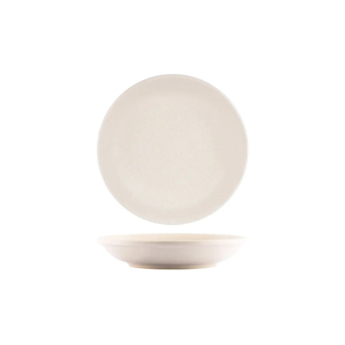 TABLEKRAFT ARTISTICA ROUND COUPE PLATE 210x30mm SAND (*98491*) = PACK OF 4 X EACHES
